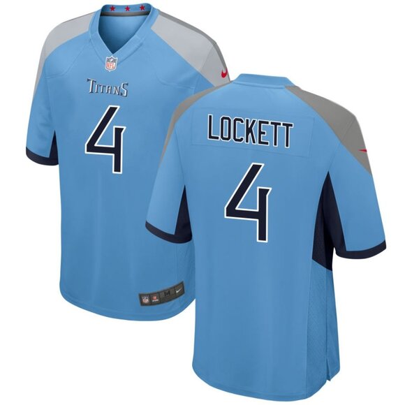 Mens Youths Kids Womens Tyler Lockett Blue Stitched Jersey